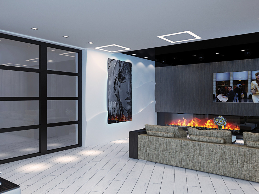 Современный хай-тэк в частном доме