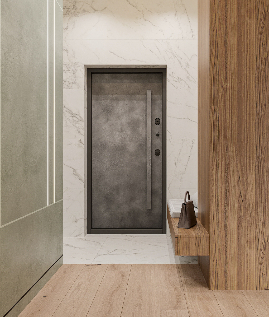 Дизайн-проект квартиры 70м2 в жк Садовый квартал г. Владивосток