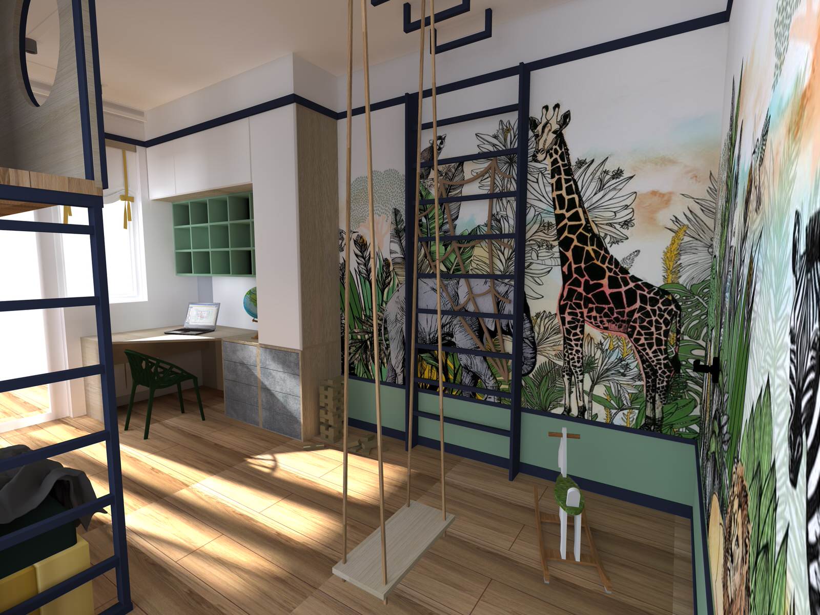 "Пальмы в снегу" детская