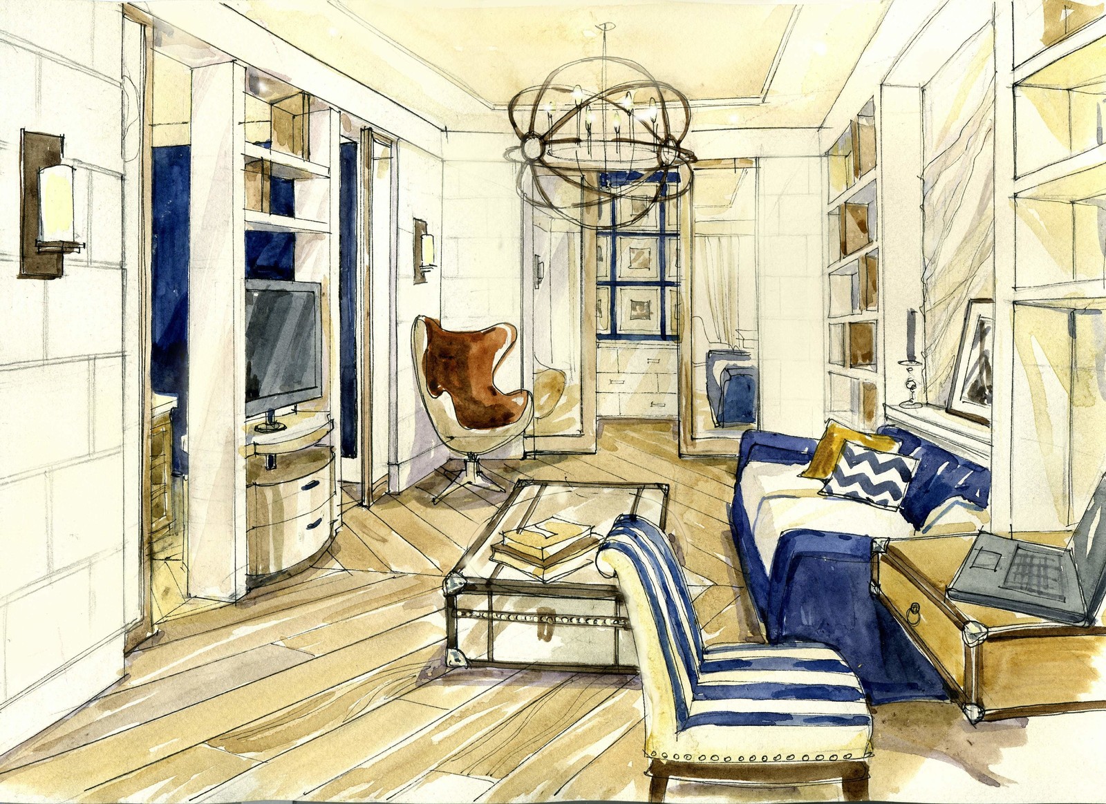 Кухня с иллюминатором