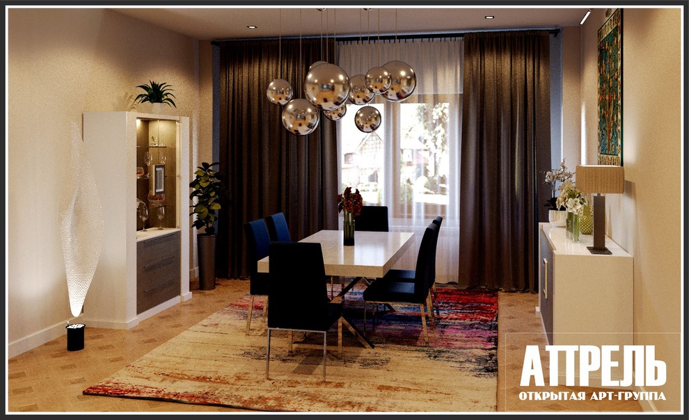 Коттедж для творческой семьи с детьми