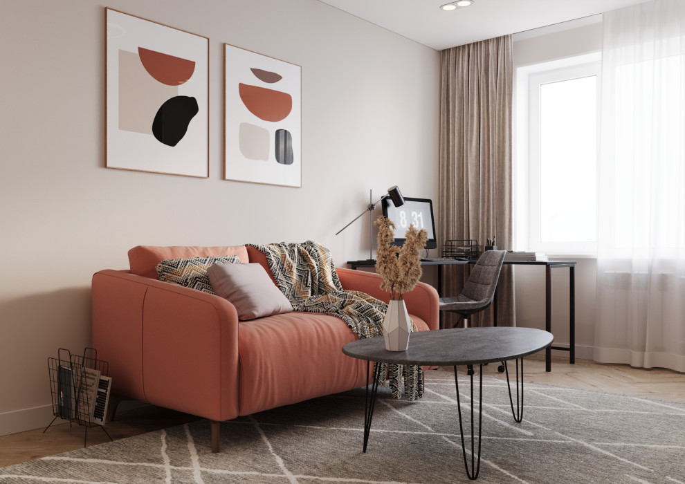 Дизайн-проект квартиры в светлых тонах