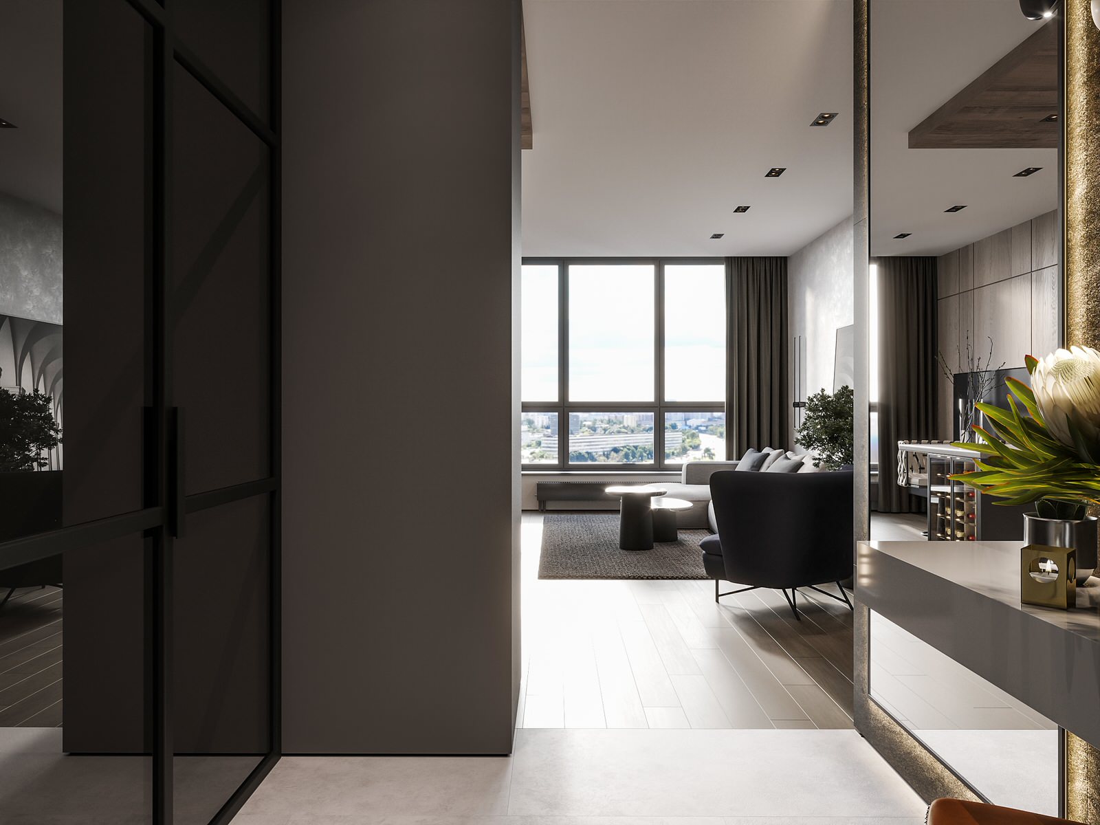 Дизайн-проект 3-комнатной квартиры 81 м2 в ЖК Onyx Deluxe