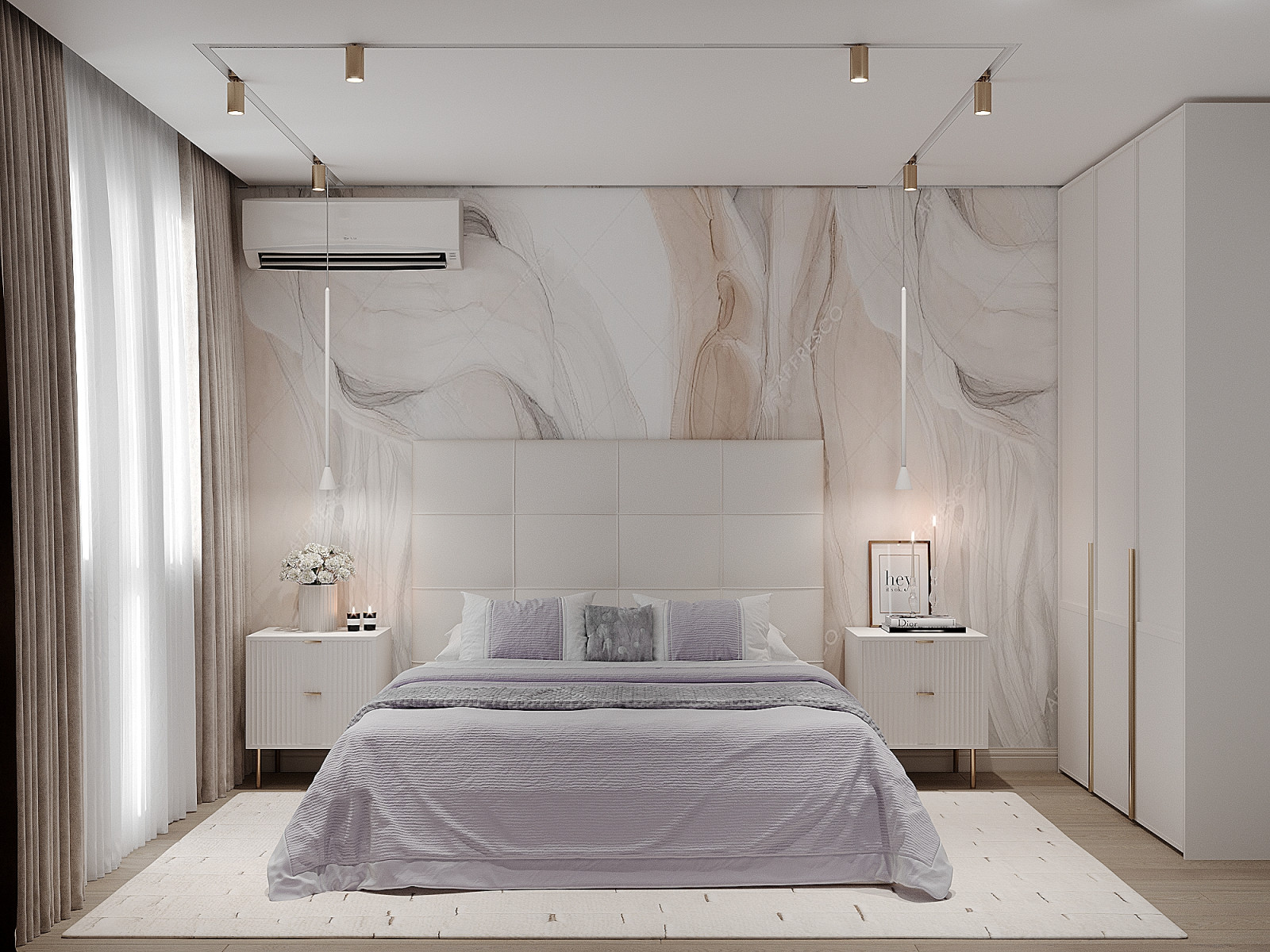 Дизайн интерьера 3-х комнатной  квартиры