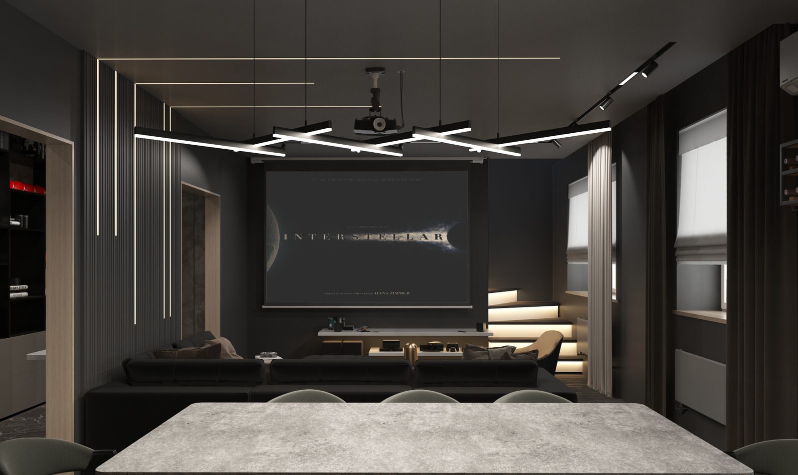 Дизайн 2х-этажной квартиры в Липецке