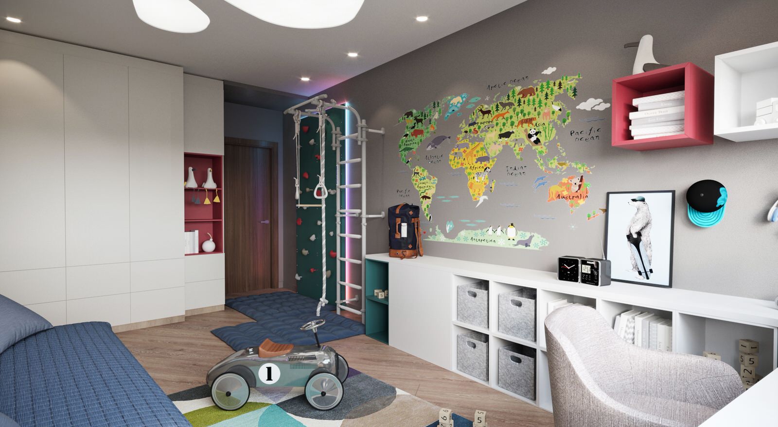 Дизайн современной семейной квартиры