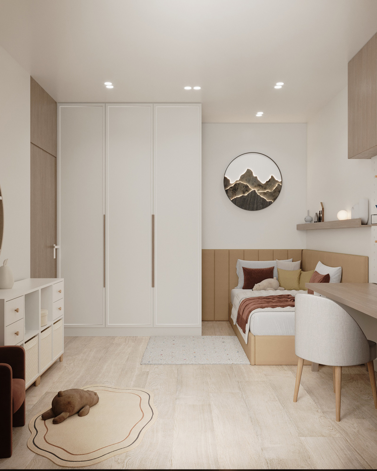 Дизайн-проект квартиры 73м² в ЖК Речной Порт