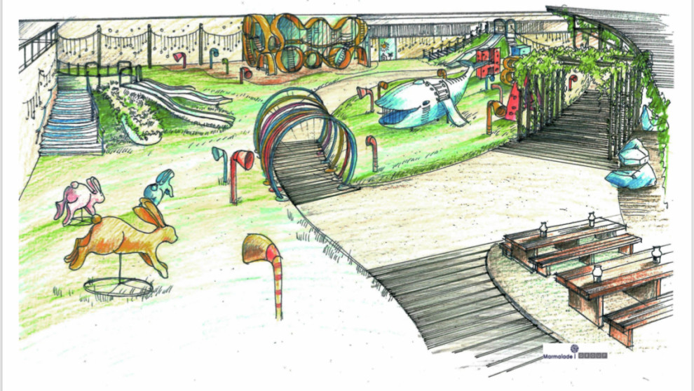 Обложка проекта: ТЦ Мозайка, общественная зона развлечений и спорта