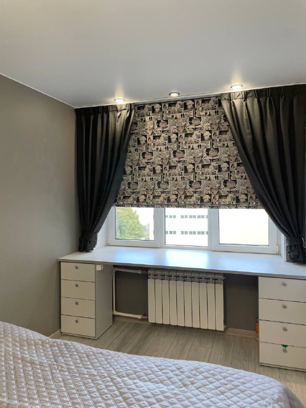 Текстиль в интерьере нашего производства.