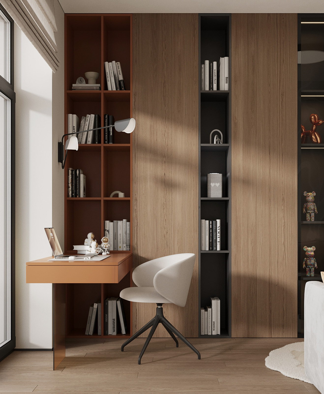 Брутальный интерьер квартиры 85 кв.м. в Москве. Проект