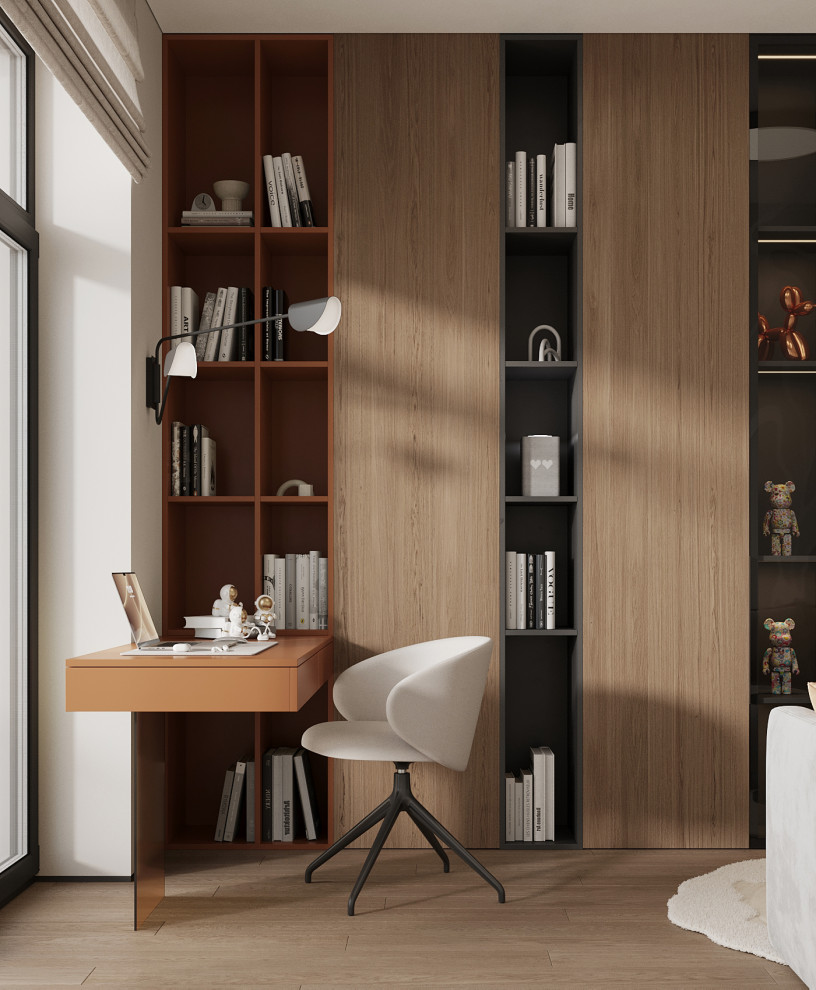 Брутальный интерьер квартиры 85 кв.м. в Москве. Проект