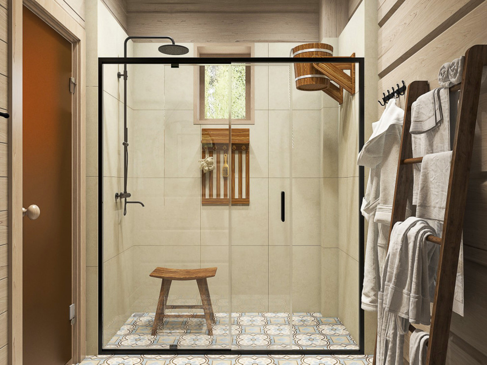 Дом-с баней для временного прибывания