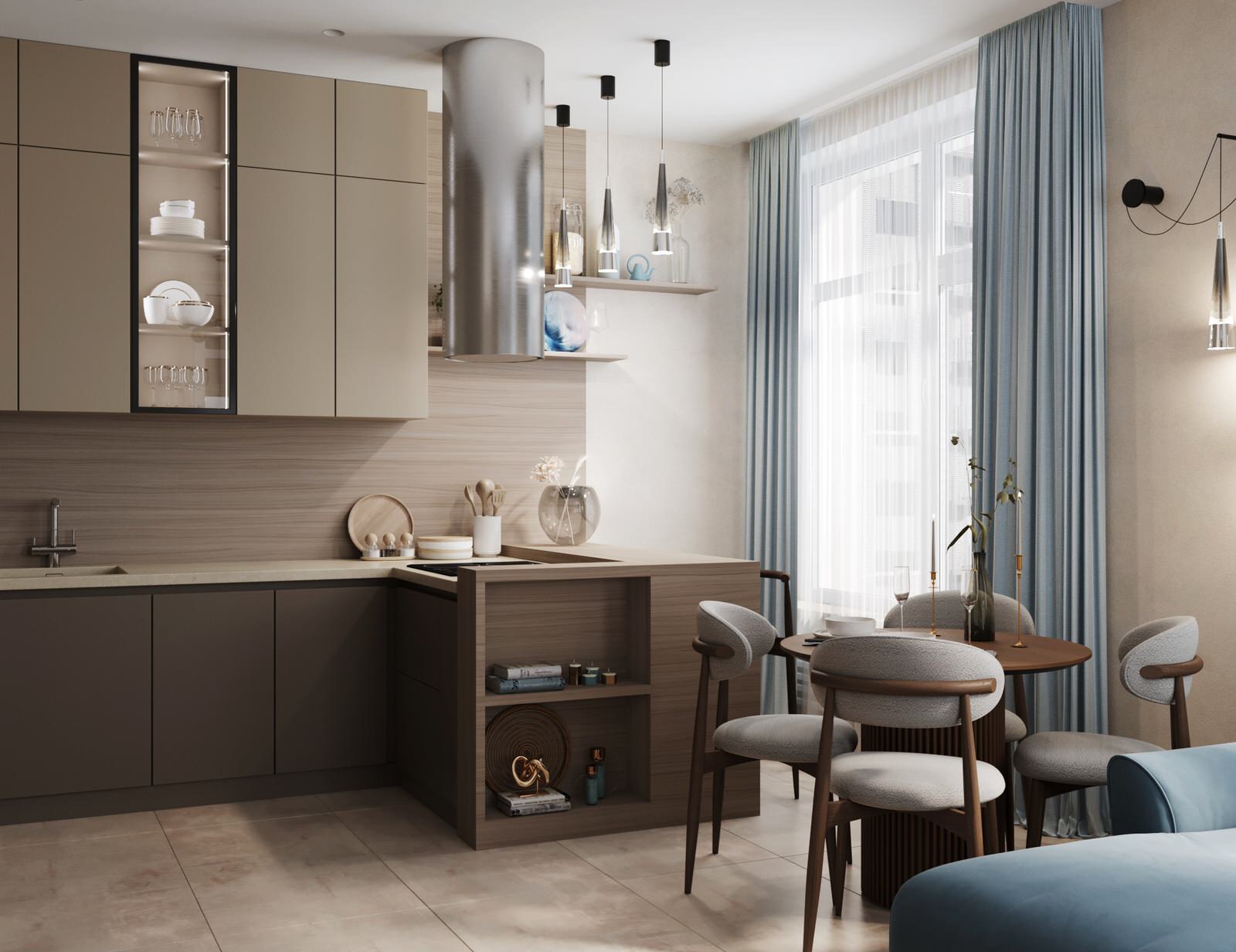 Кухня-гостиная