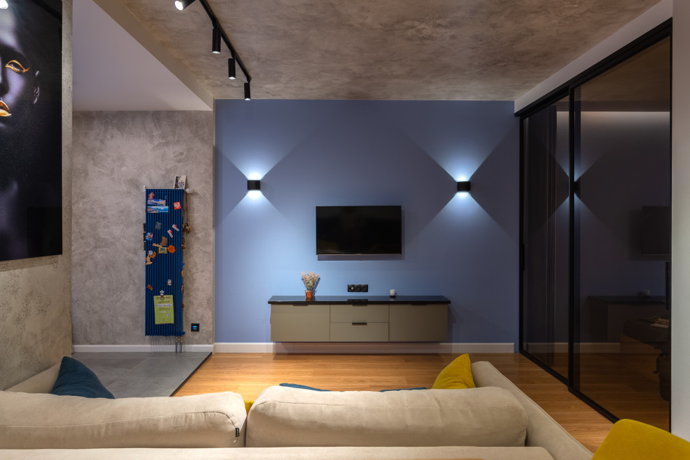 Проект Однокомнатной Квартиры в современном стиле  45кв.м.