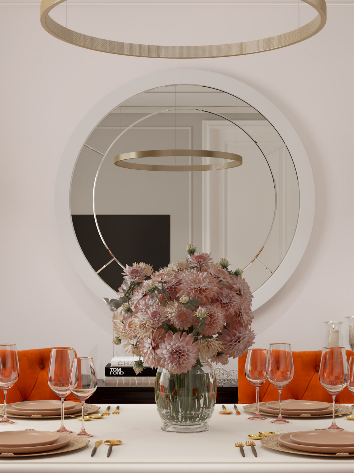 Современная классика квартира 100м2 Ольховский