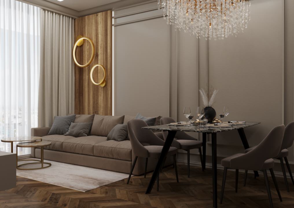 Кухня-гостинная