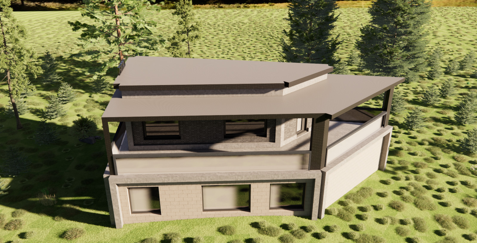 Индивидуального проектирование современного дома