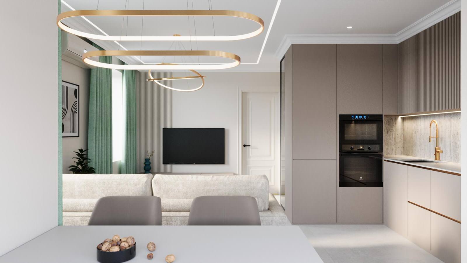 Дизайн проект Квартира в ЖК Суворовский г. Тула 67 м²