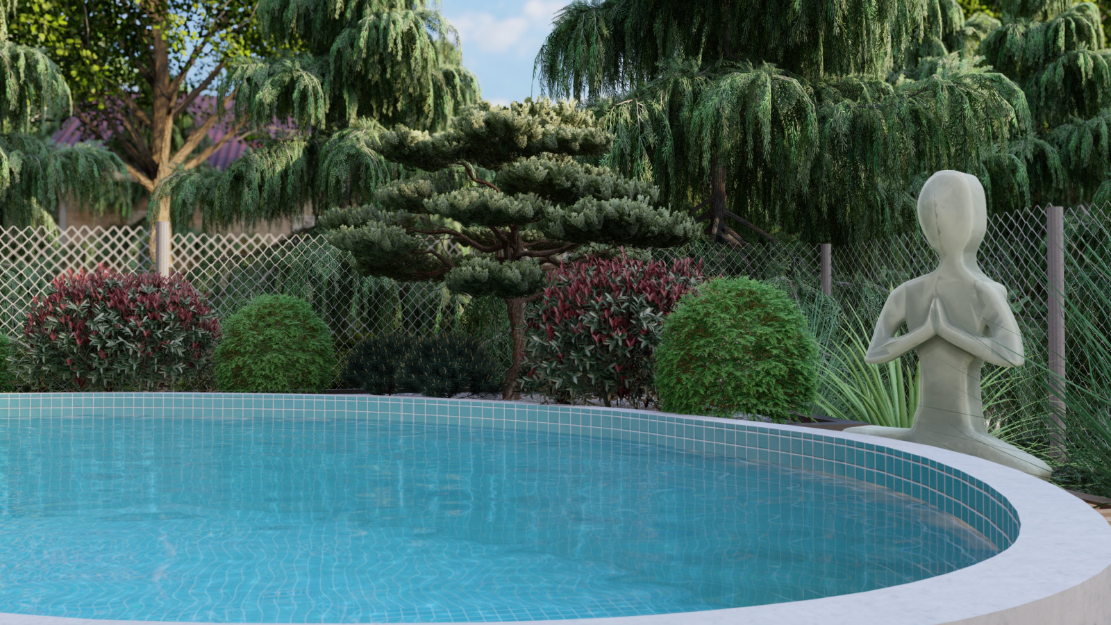 Ландшафтный дизайн частного дома в Сочи | 5 соток