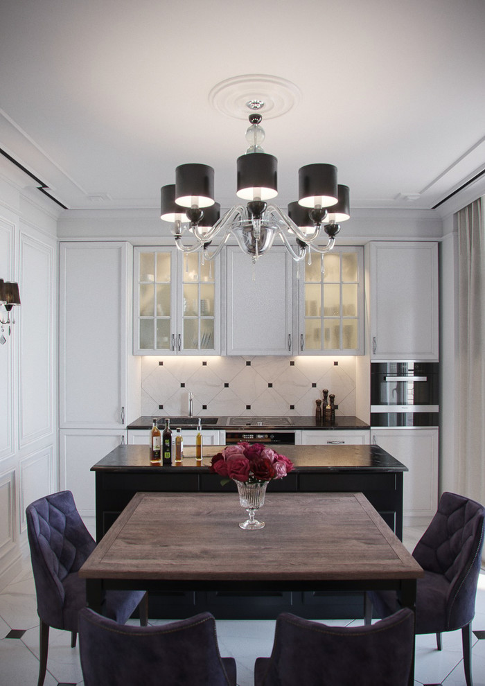 3х уровневая квартира в стиле современная классика