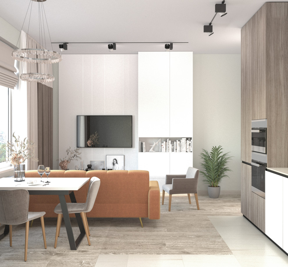 современные кухни/гостиные