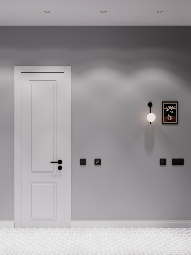 Современный mid-century в ЖК Западный Порт