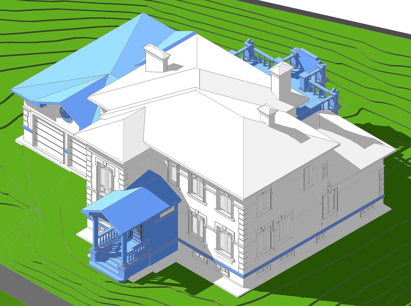 Реконструкция загородного жилого дома