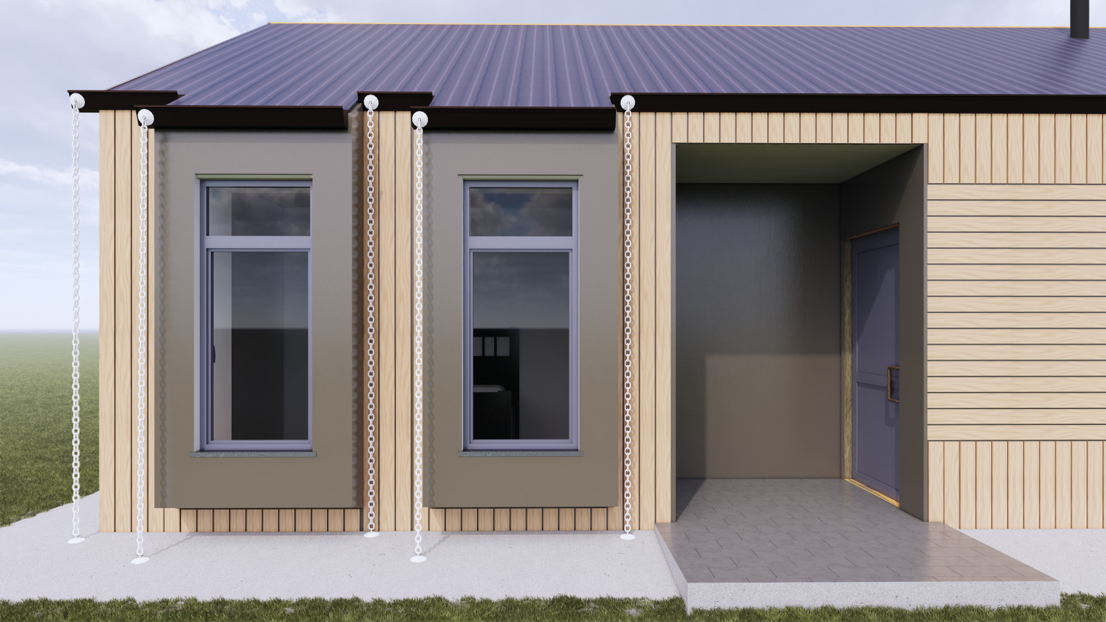 Проект каркасного жилого дома для заказчика из Норвегии