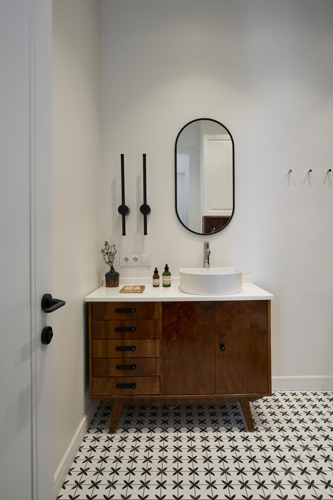 Дизайн  квартиры в стиле Mid-century