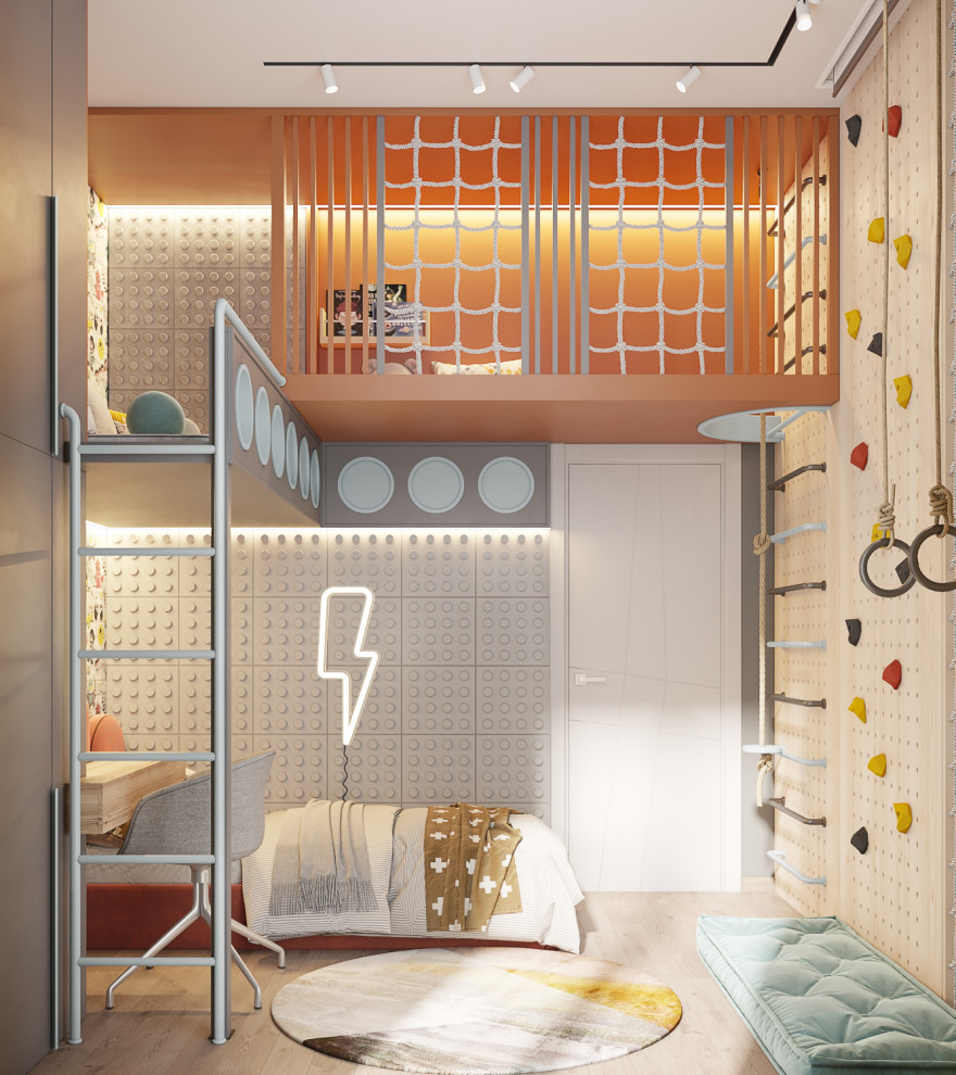 Дизайн интерьера детской комнаты в квартире в ЖК на Декабристов