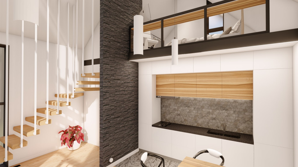 Интерьер для проекта Barn House