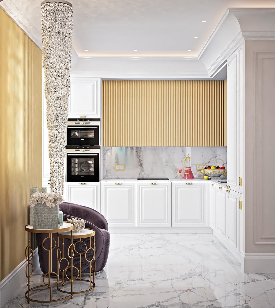 Белое с Золотом