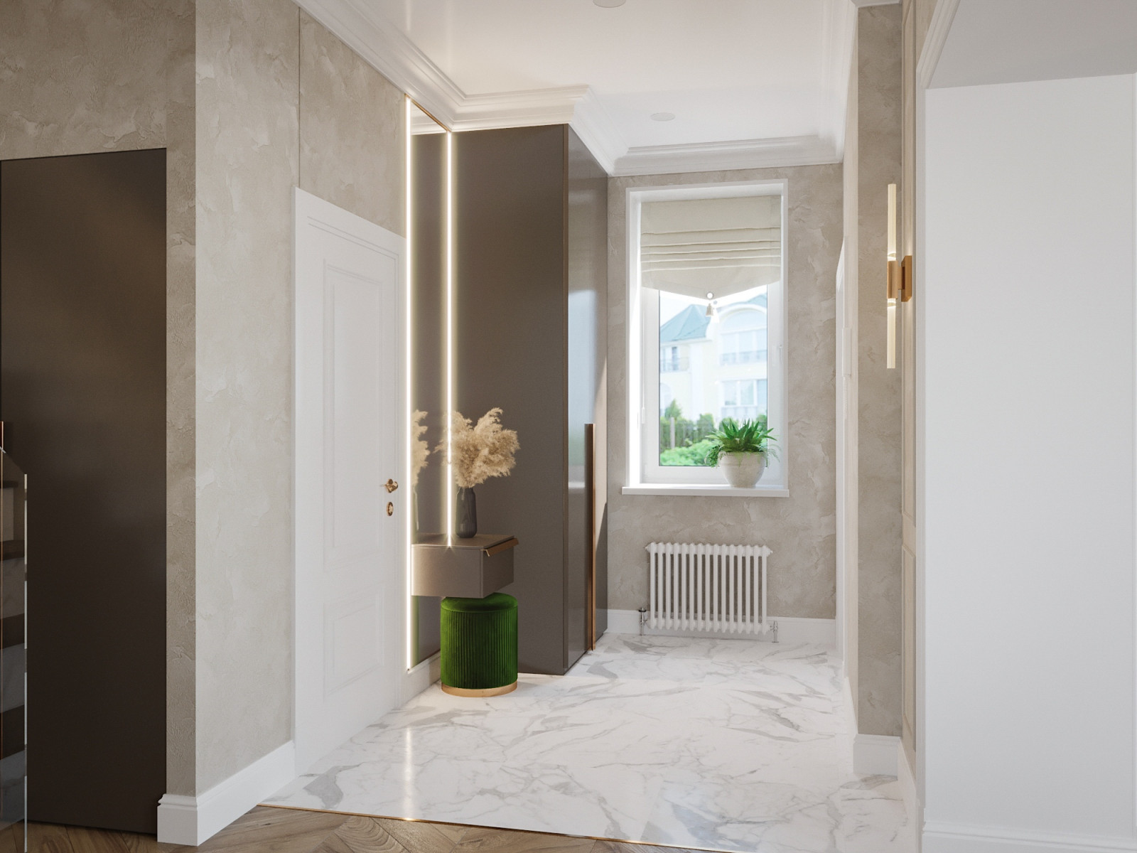 Дизайн загородного дома (1 этаж)