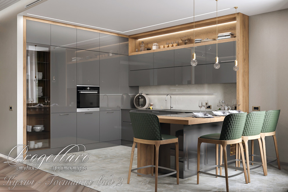 Дизайн квартиры 115 м.кв. в Санкт-Петербурге, в ЖК "Смольный проспект"