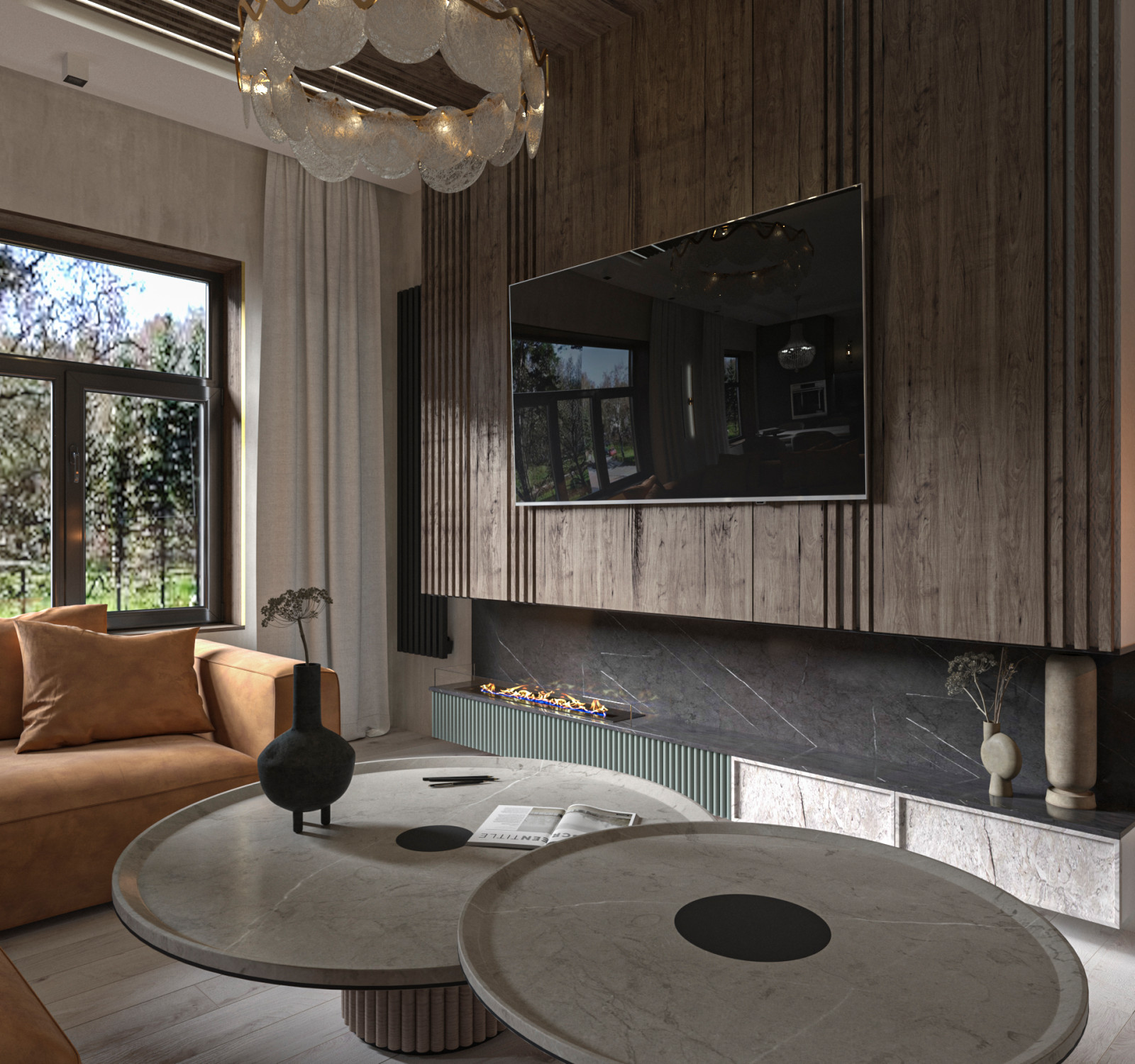 Проект квартиры в современном стиле.