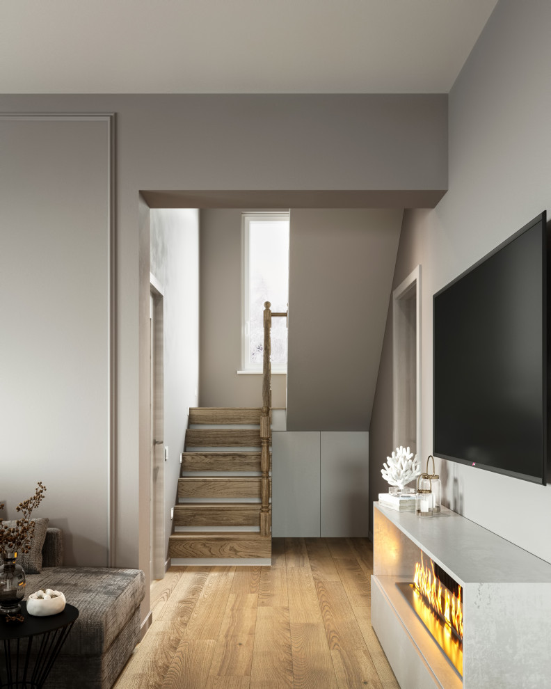 Дизайн интерьеров дома в п.Тайцы, Ленинградская область