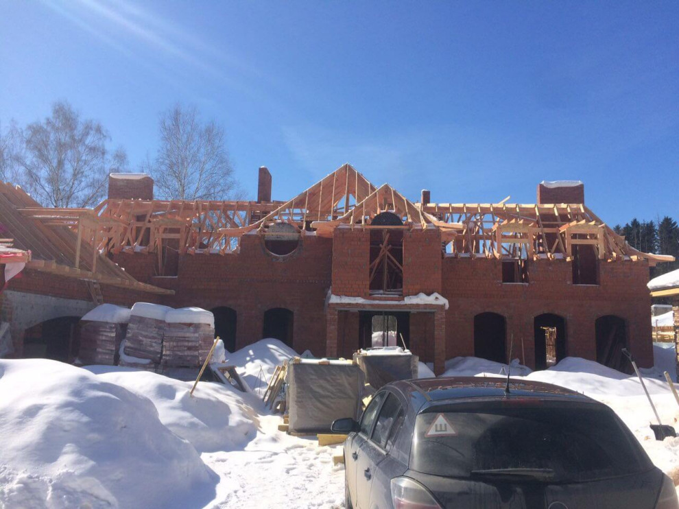 Строительство резиденции в Антоновке