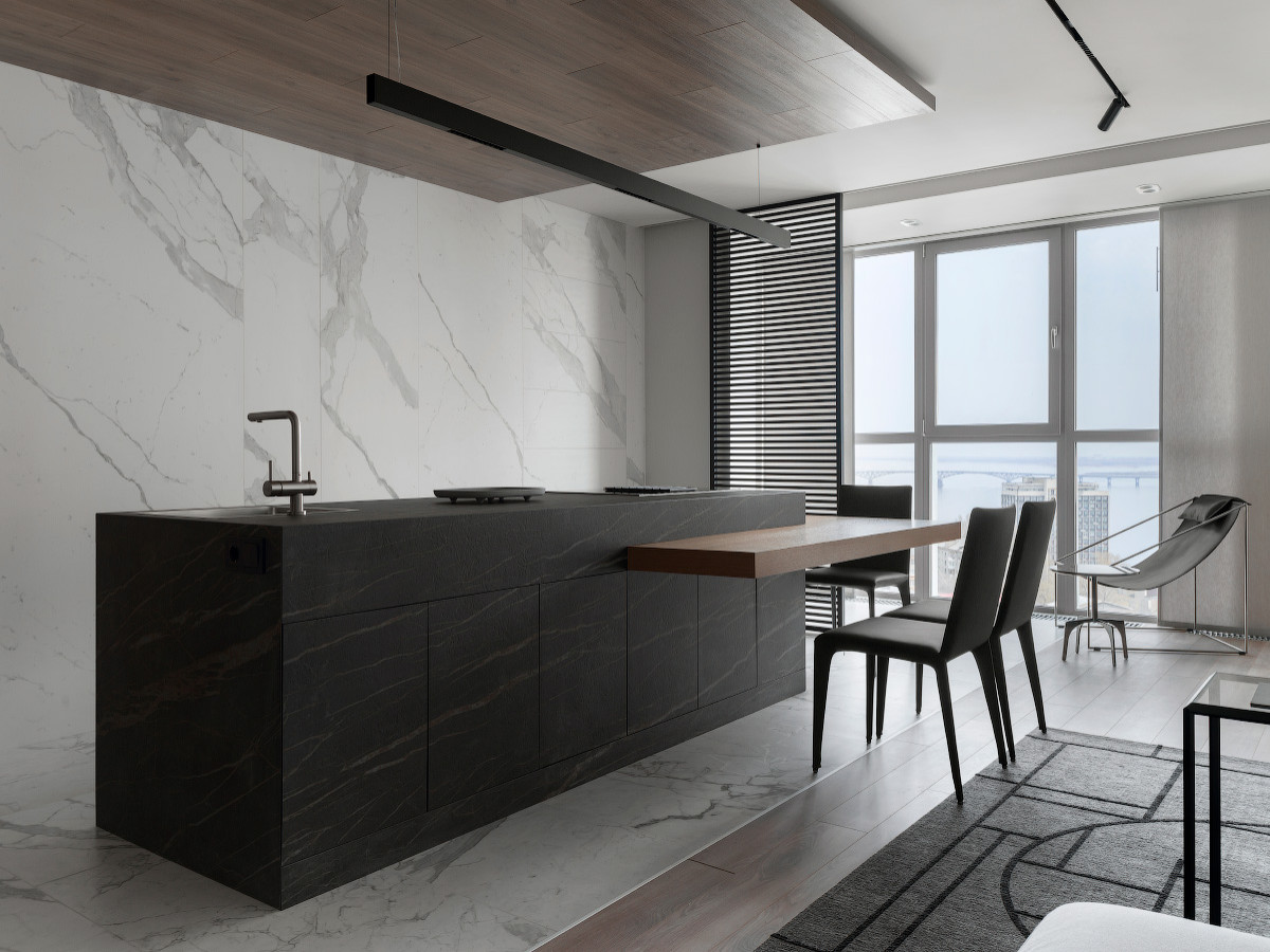 Houzz тур: Квартира в Саратове с ванной в стеклянном кубе