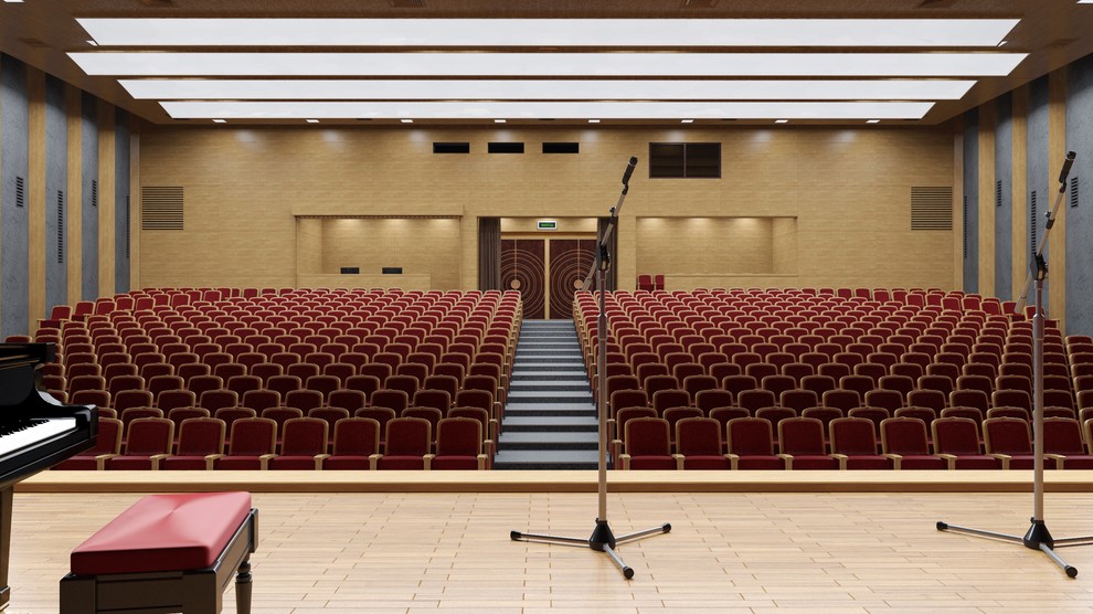 Зрительный зал в центре культуры