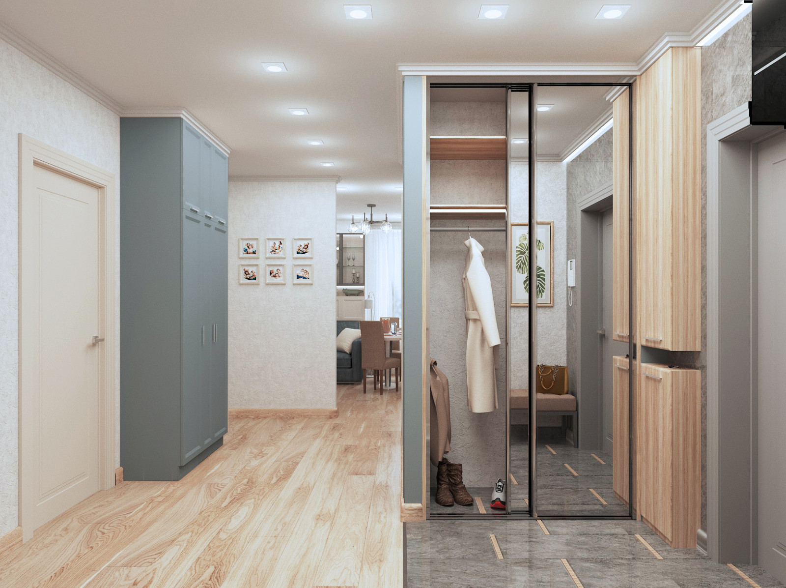 Трехкомнатная квартира