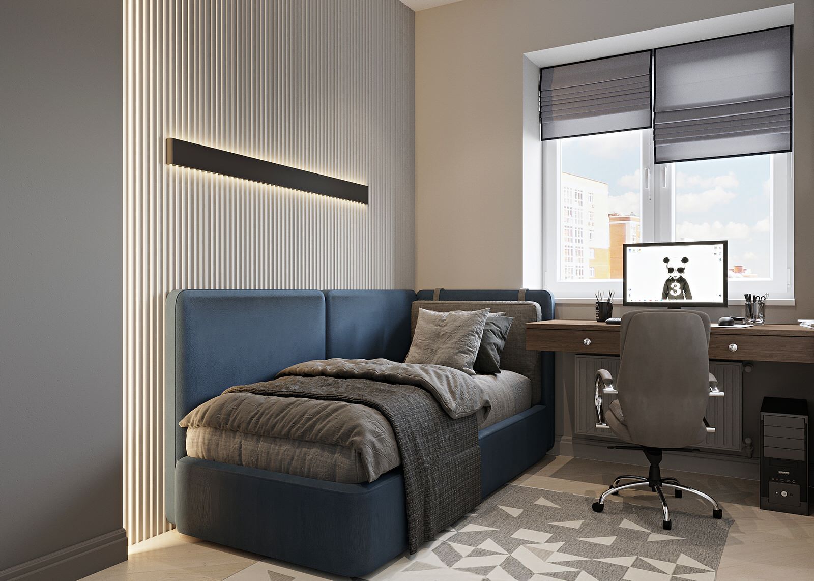 проект "Классика в Тюменке на 100 м2"