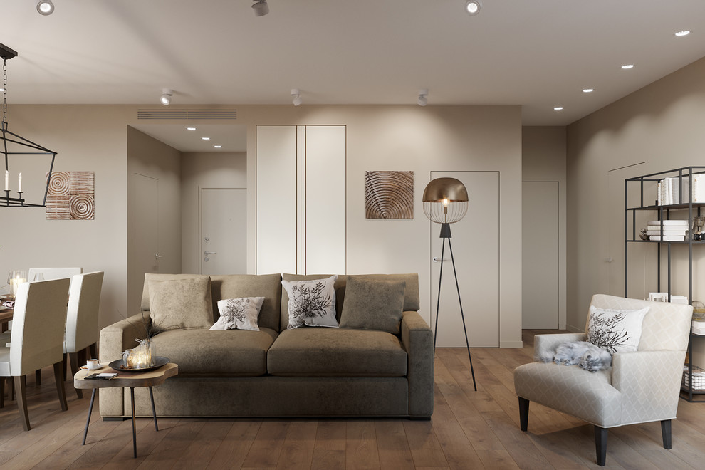 Квартира 81 кв.м. в современном стиле в ЖК Перовский.