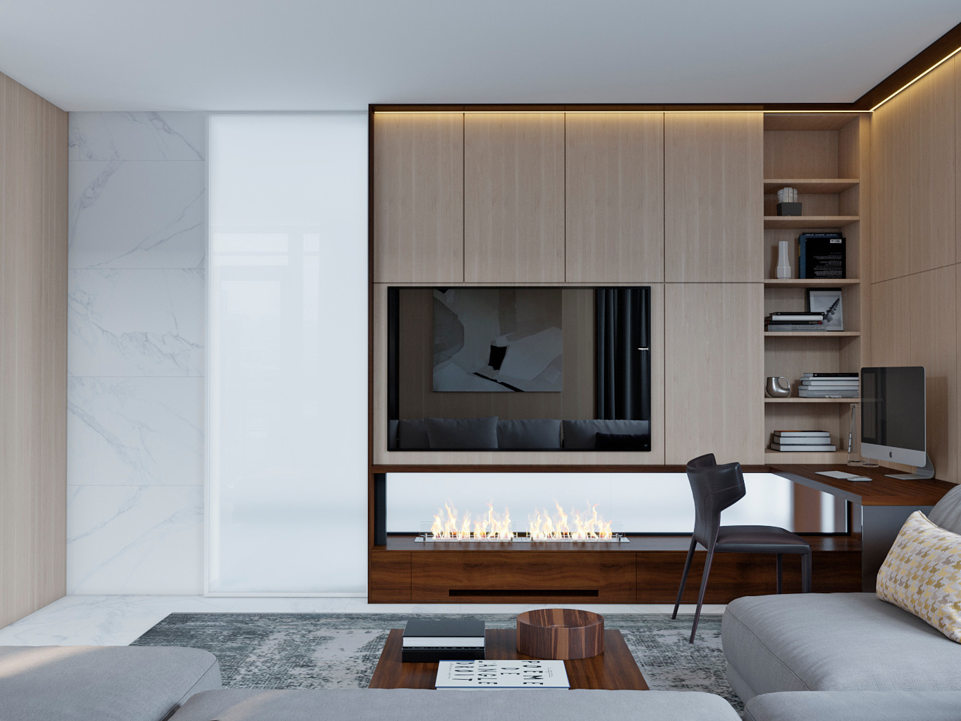 The circulation appartment