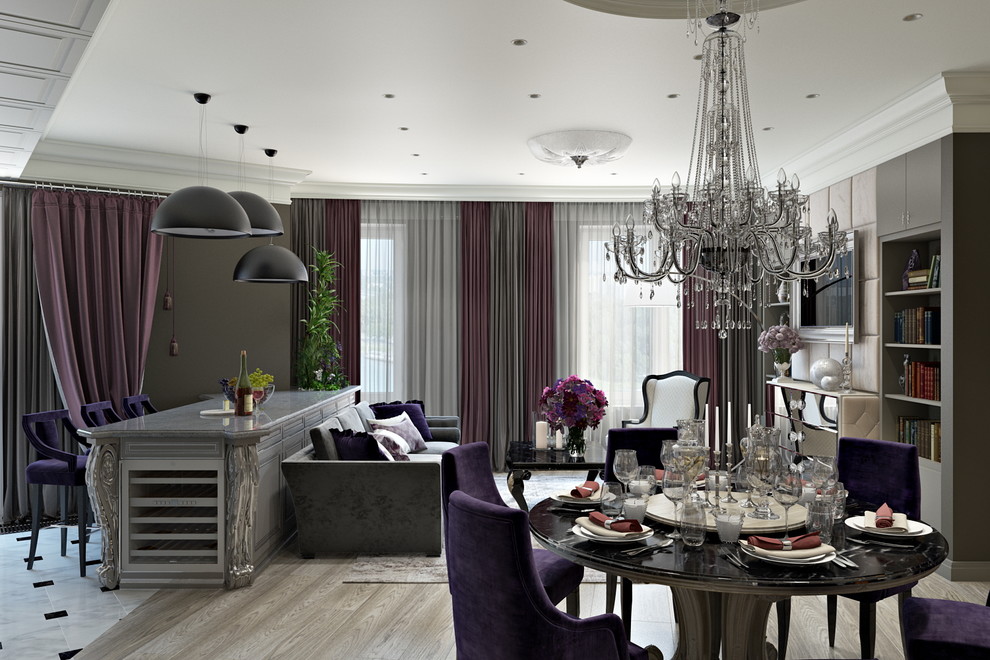 The apartment in a residential complex English Square in Moscow