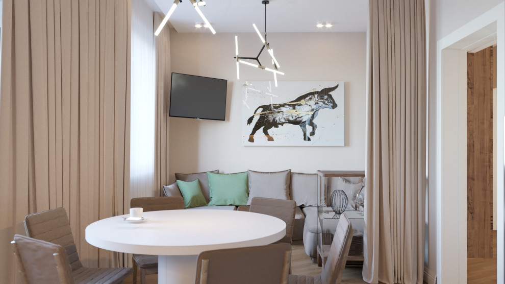 Обложка проекта: Дизайн проект квартира в ЖК Тайм