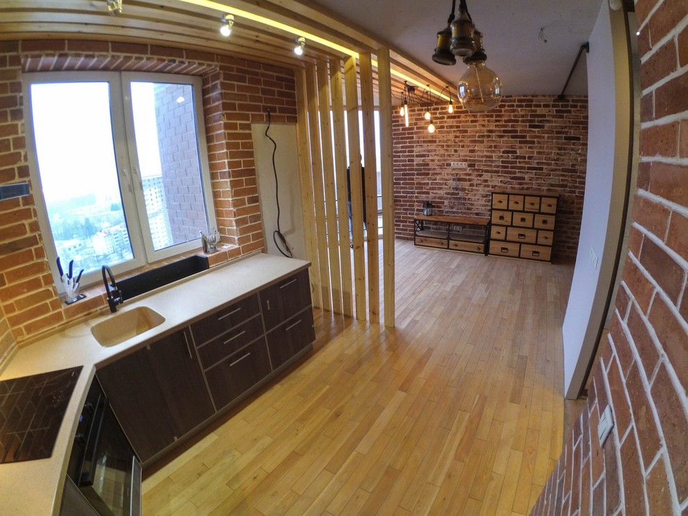 Однокомнатная квартира в стиле лофт