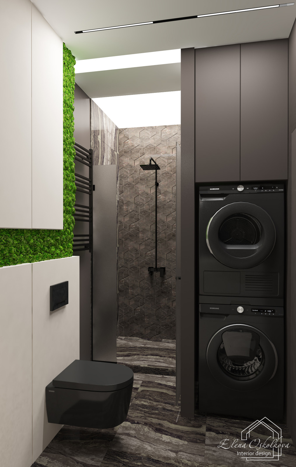 Душевая комната ЖК "Крылья"