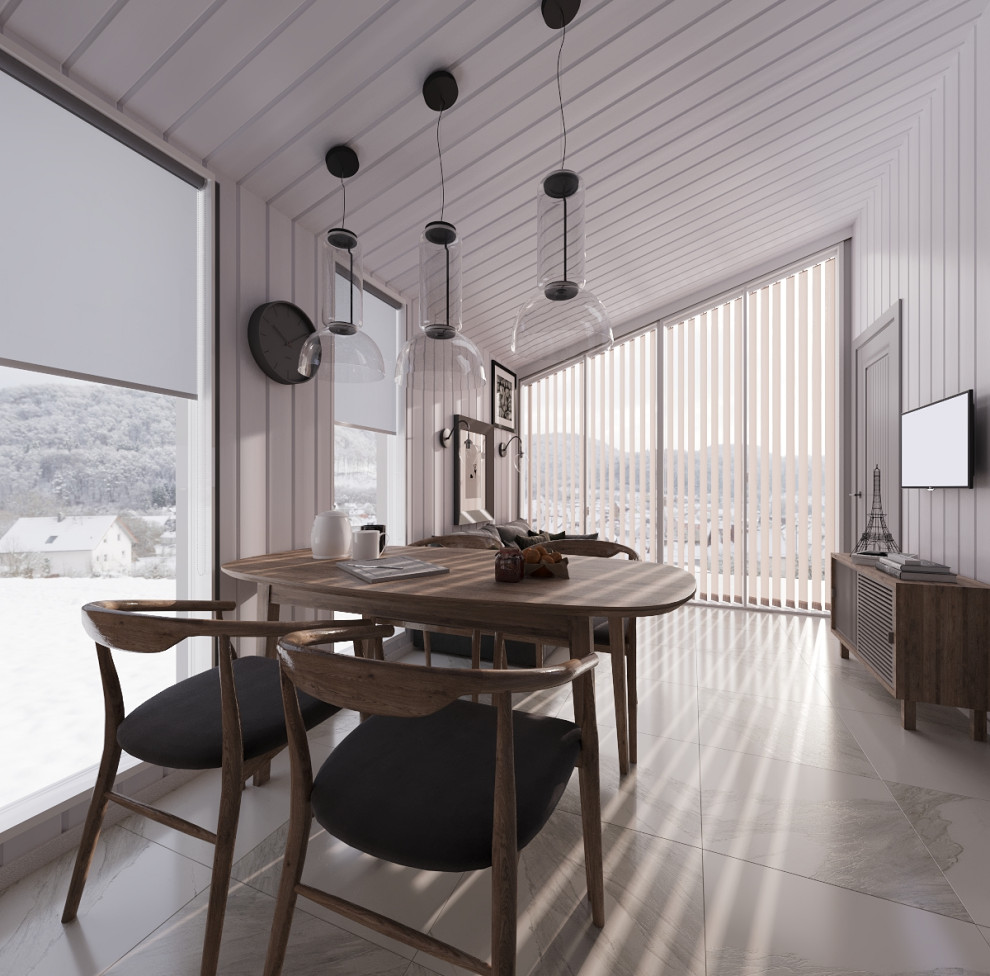 Дизайн интерьера модульного дома