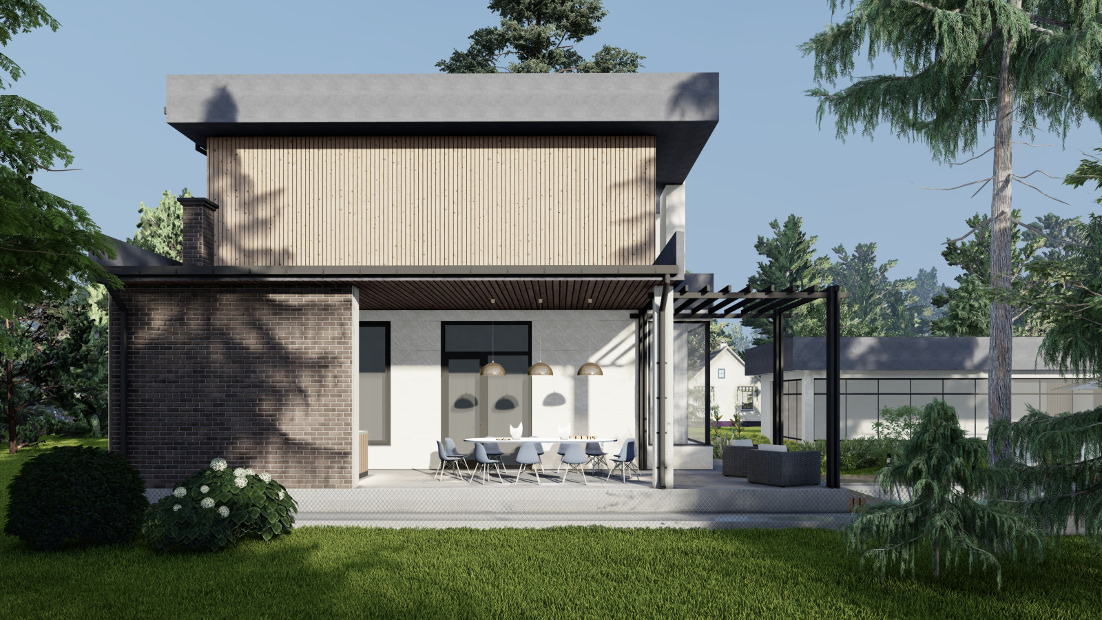 Дом в современном стиле.