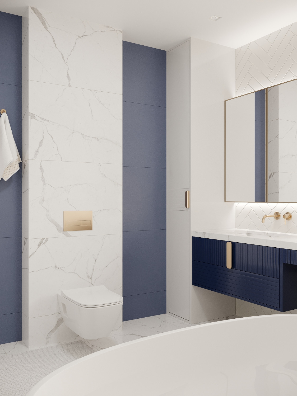 Современный таунхаус в теплой бежевой гамме